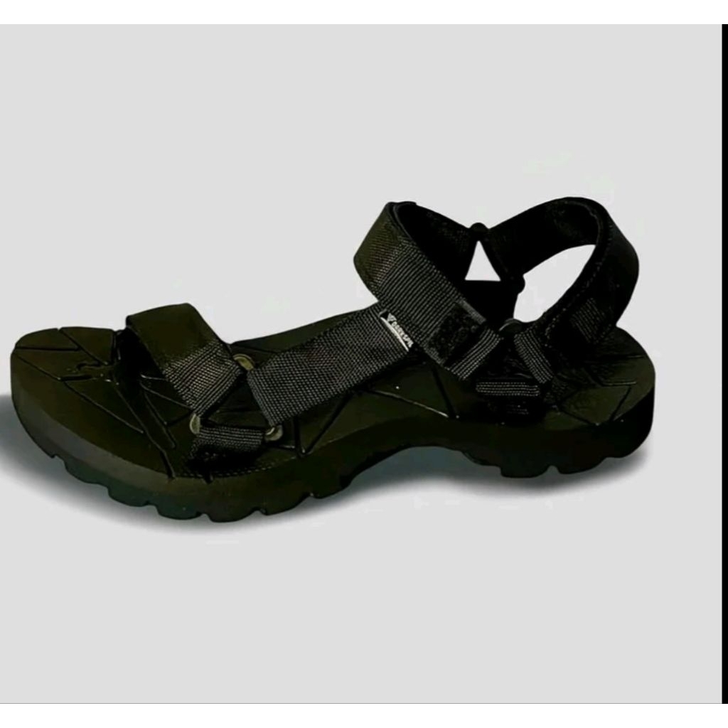 Sandal Gunung adventure brand local  Pria wanita| Sandal gunung pria hitam polos terlaris