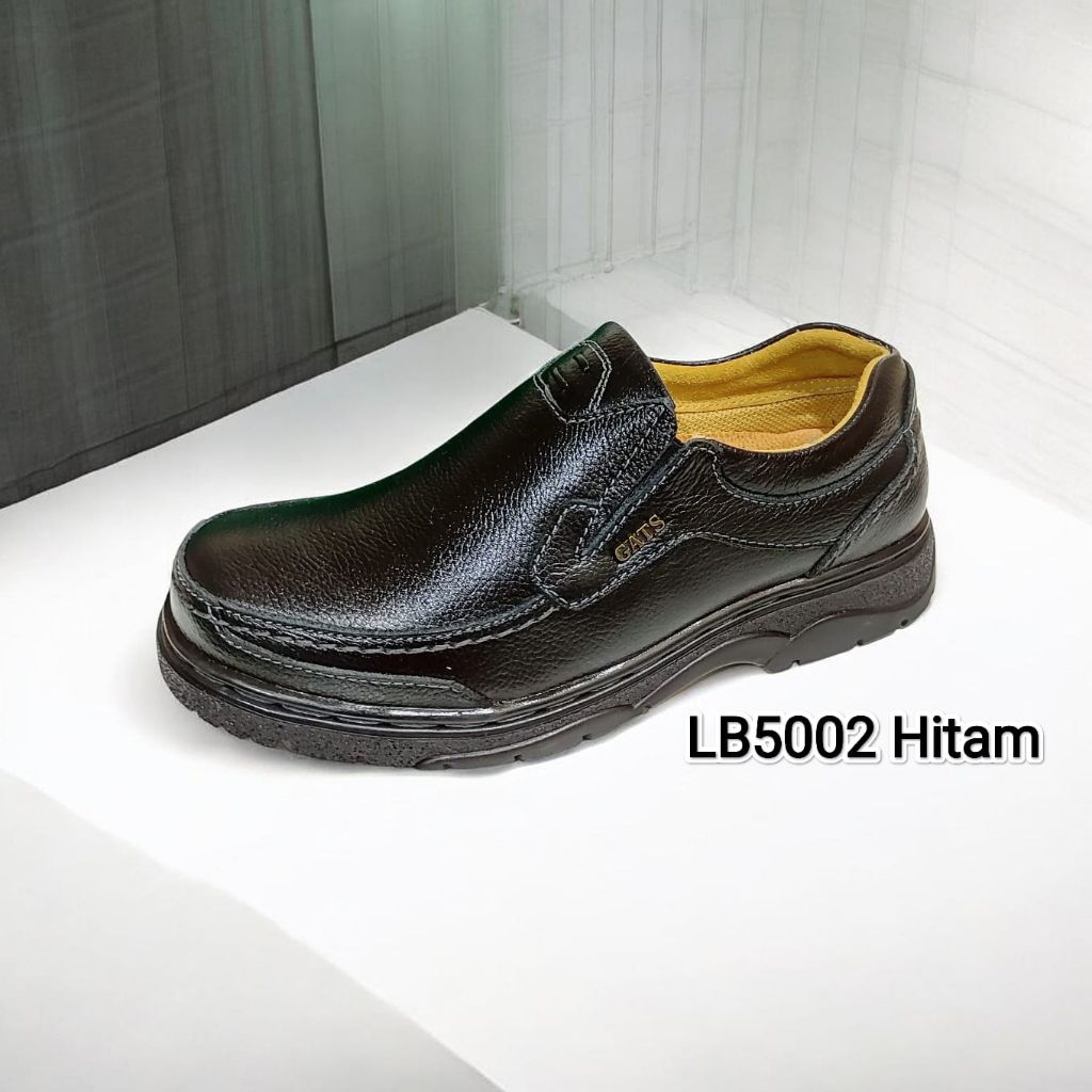 SEPATU SLIP-ON PRIA KULIT ASLI GATS LB5002 ORIGINAL