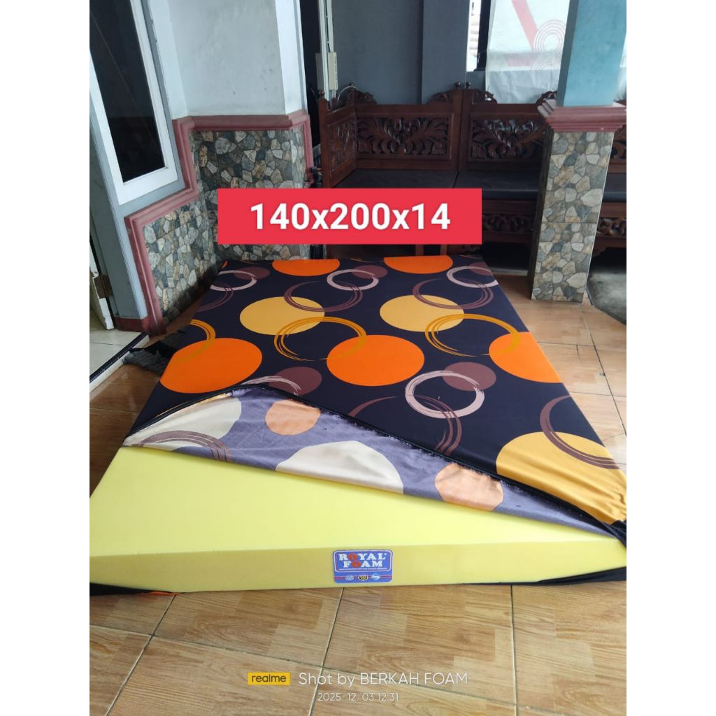 KASUR BUSA ROYAL FOAM UKURAN 200×140×14CM