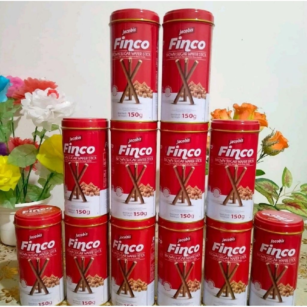 Jacobis Finco Brown Sugar Wafer Stick Kaleng 150 gr