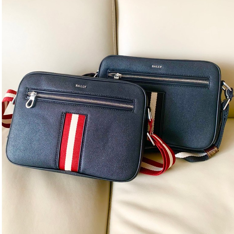 Tas selempang pria Bally ORI model baru, tas bahu, tas kurir