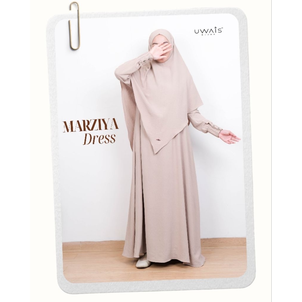 (READY) MARZIYA DRESS ABAYA GAMIS UWAIS HIJAB