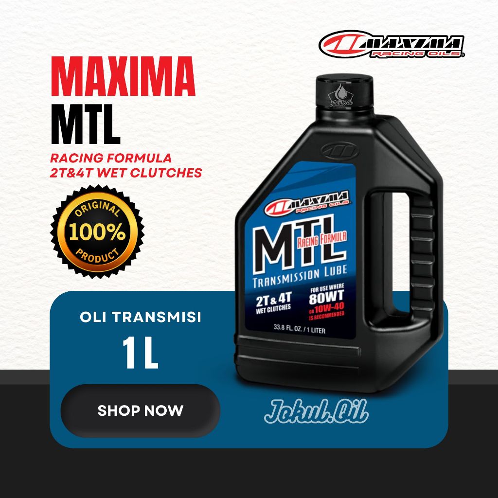 Oli Mesin Transmisi Motor 2T/ 4T Maxima MTL R 80Wt / Oli Maxima