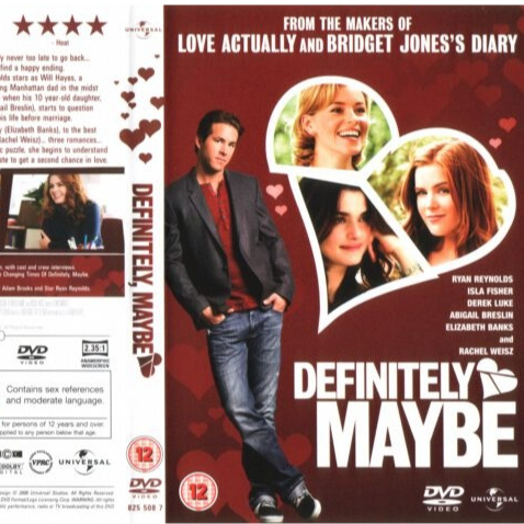 Kaset Film Definitely Maybe Drama Romance Comedy