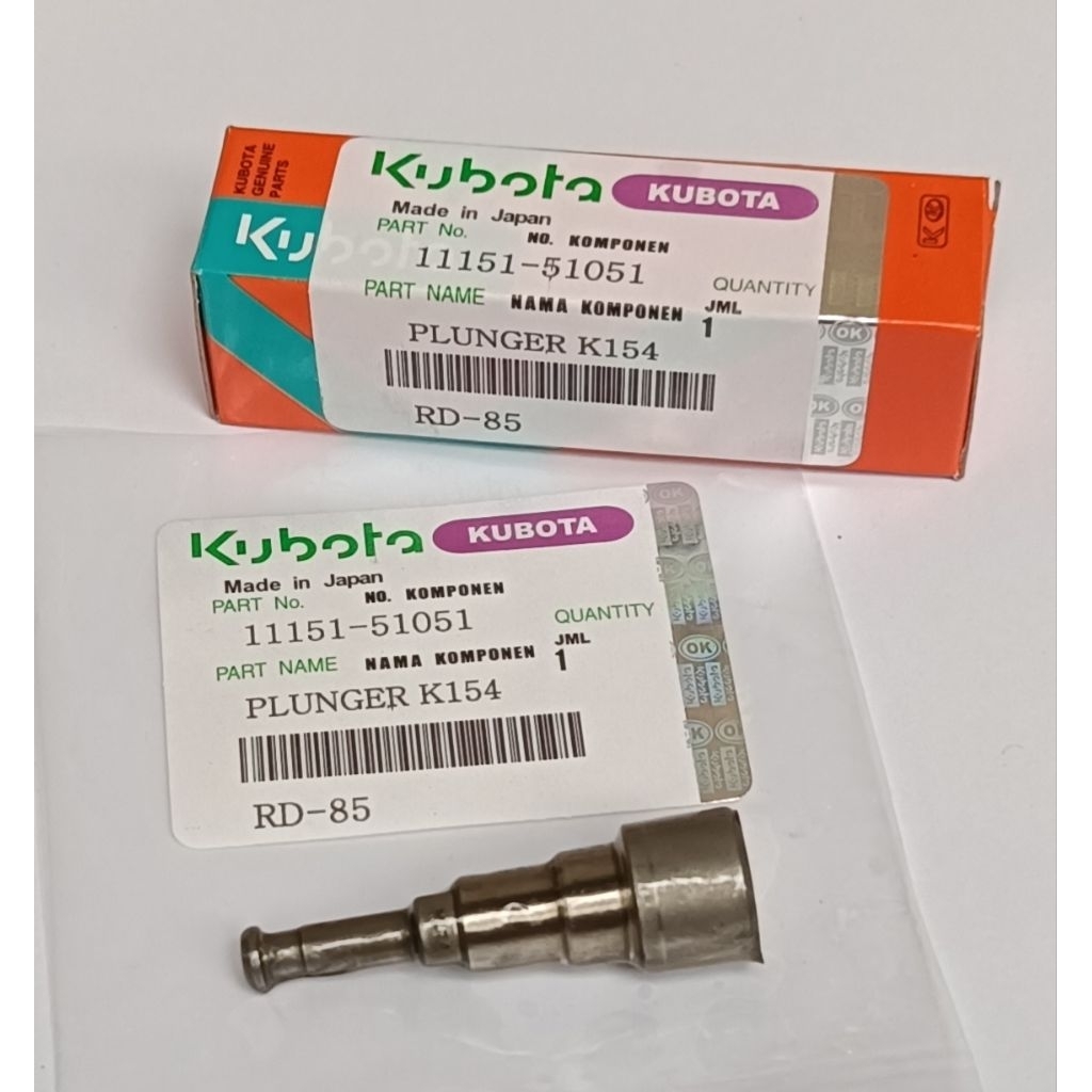 Plunger K154 Kubota RD85 Diesel Kubota