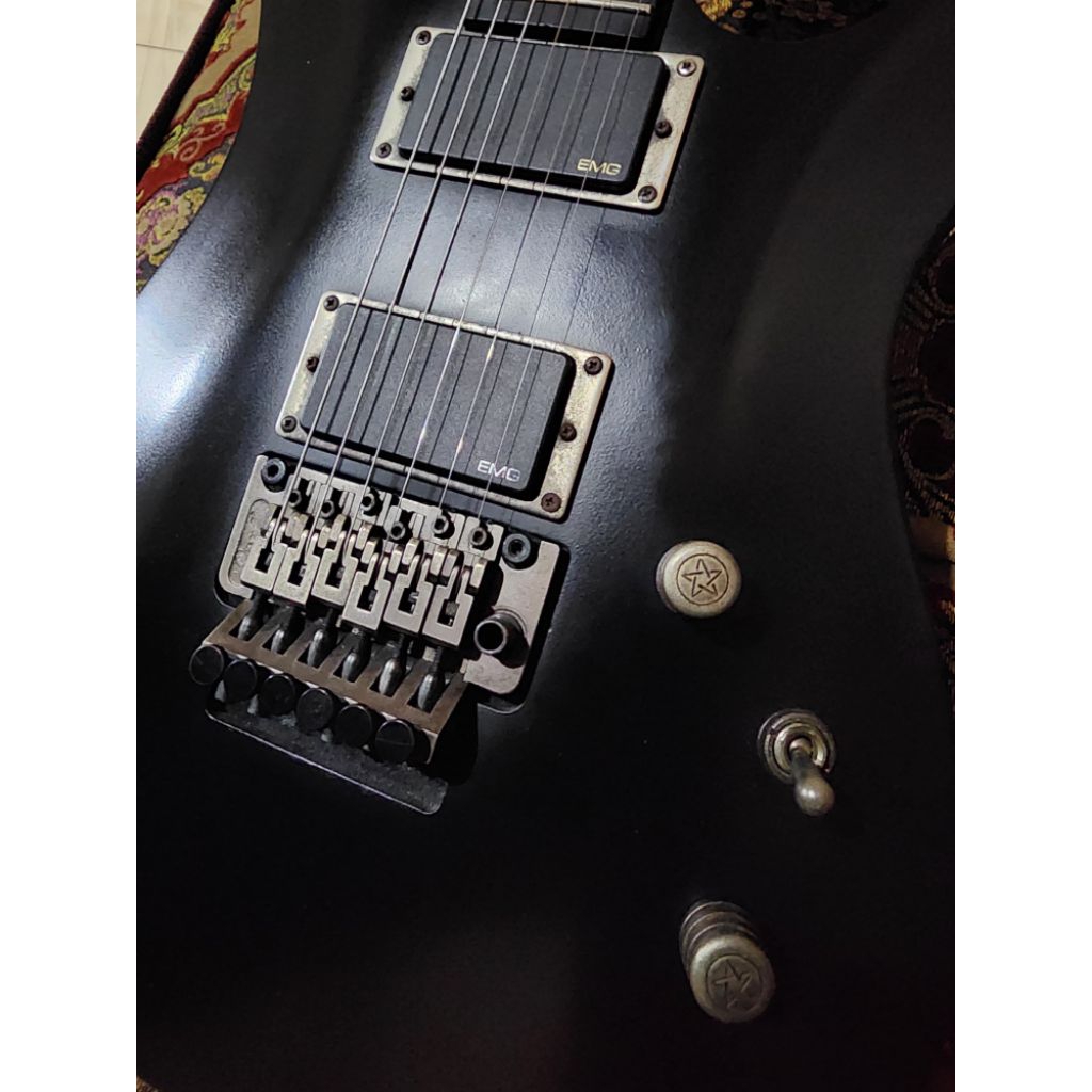 pick up gitar elektrik EMG 81 85 aktif ORI bawaan CORT EVL K6