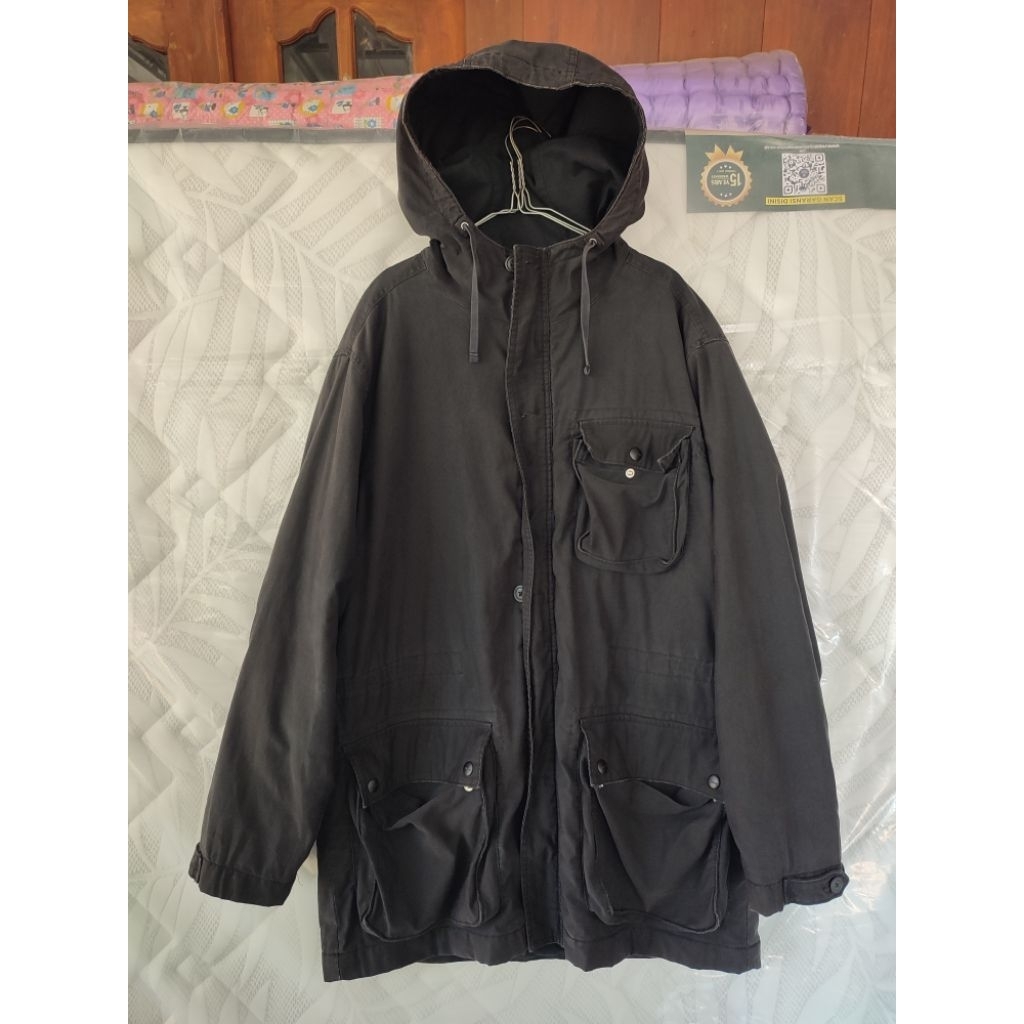 jaket vintage parka old navy military