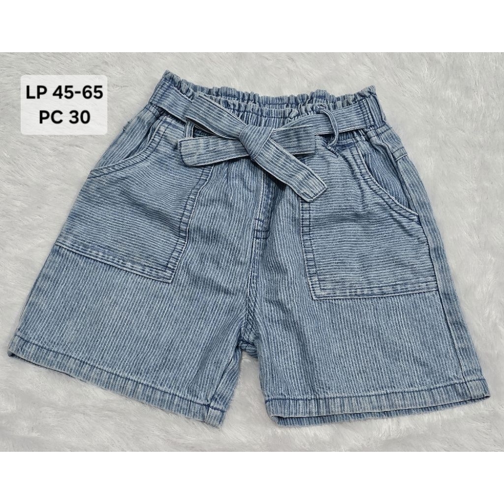 Preelove celana pendek hotpant anak 5T - 7T brand little M