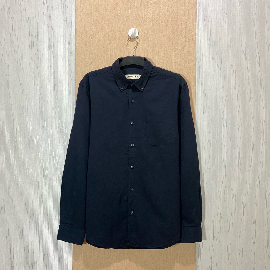Kemeja Linen GIORDANO / Kemeja Pria / Size L