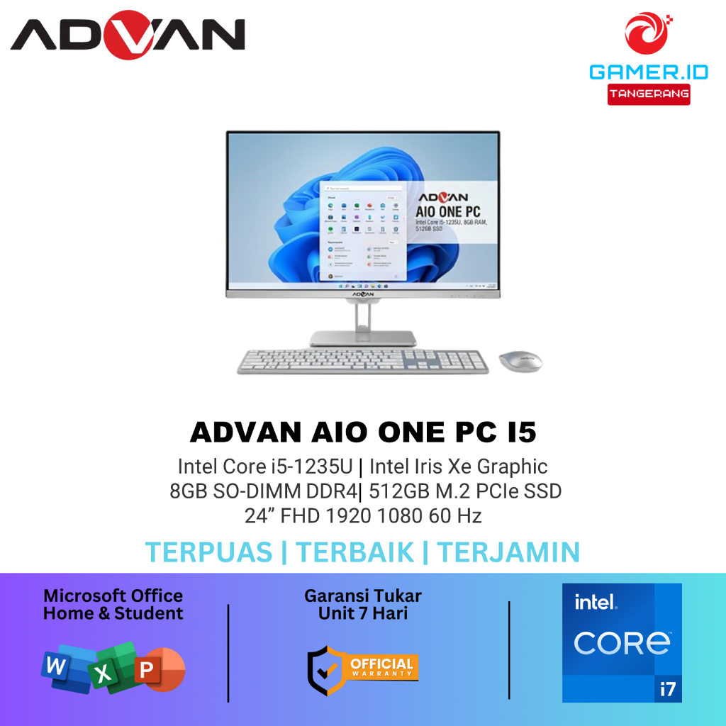 NEW ADVAN AIO ONE PC I5 1235U