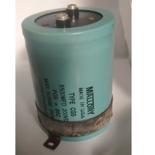 ELCO  ( Bekas) untuk Accu kendaraan dan Rangkaian Audio serta Power Supply 5500 MFD  200 Volt DC