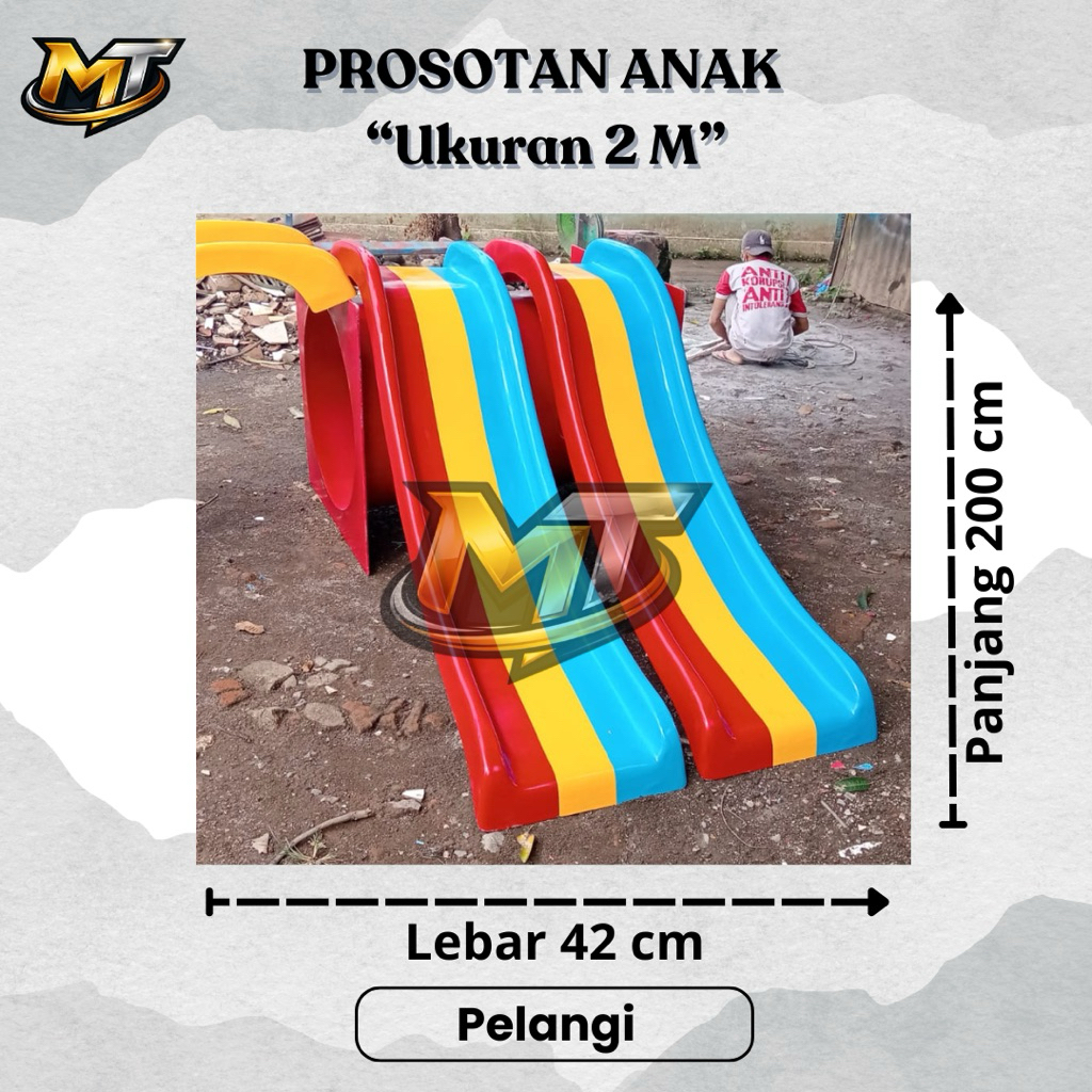 Prosotan Pelangi 2 Meter Prosotan Fiber Prosotan Anak Prosotan Indoor Prosotan Taman Kanak Kanak Pro