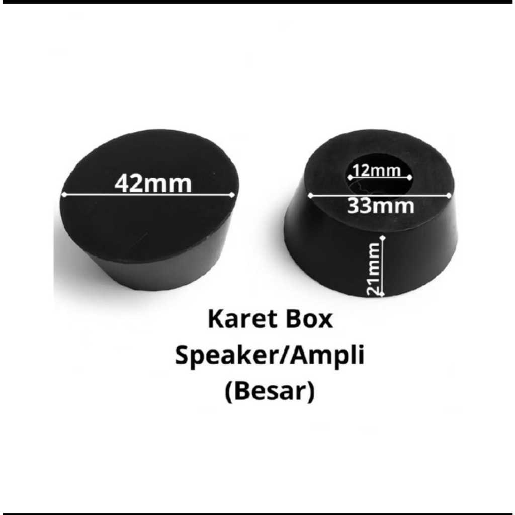 karet kaki box speaker besar/karet kaki ampli