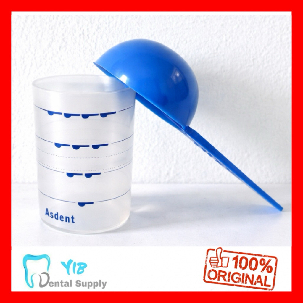 Dental Sendok gelas ukur takar alginate set | dental alginate