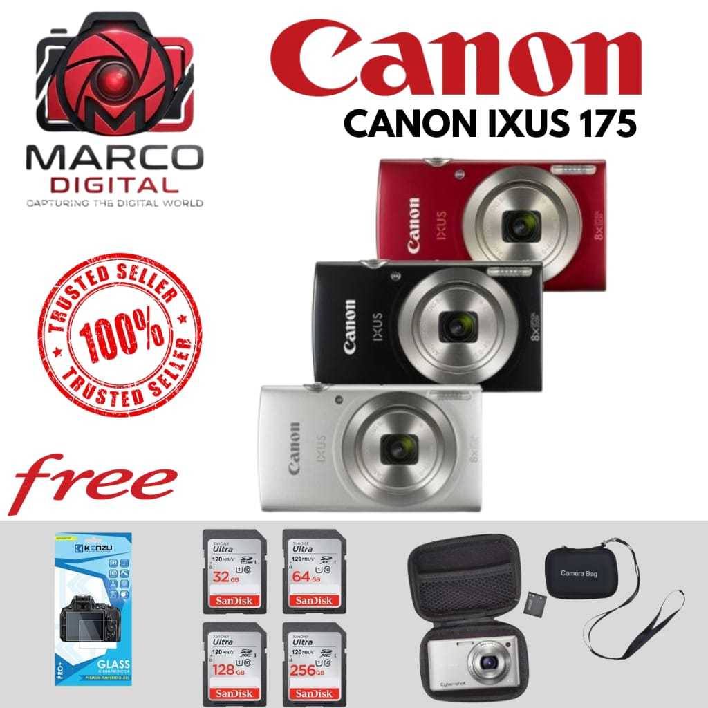 CANON IXUS 175 / KAMERA CANON IXUS 175 / CANON IXUS 175 DIGITAL CAMERA