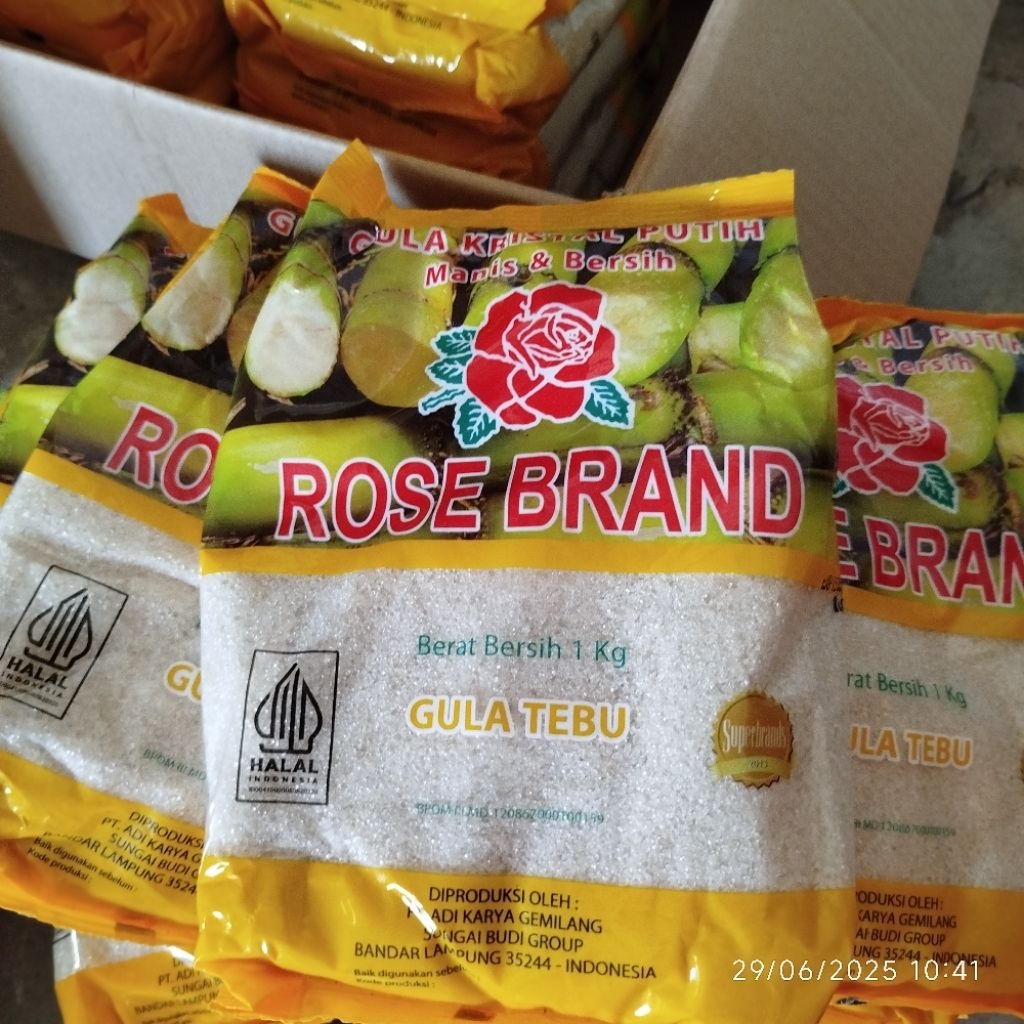 Gula Pasir Rose Brand 1kg gula rose brand asli gula pasir 1 kg kemasan gula putih rose brand gula pa