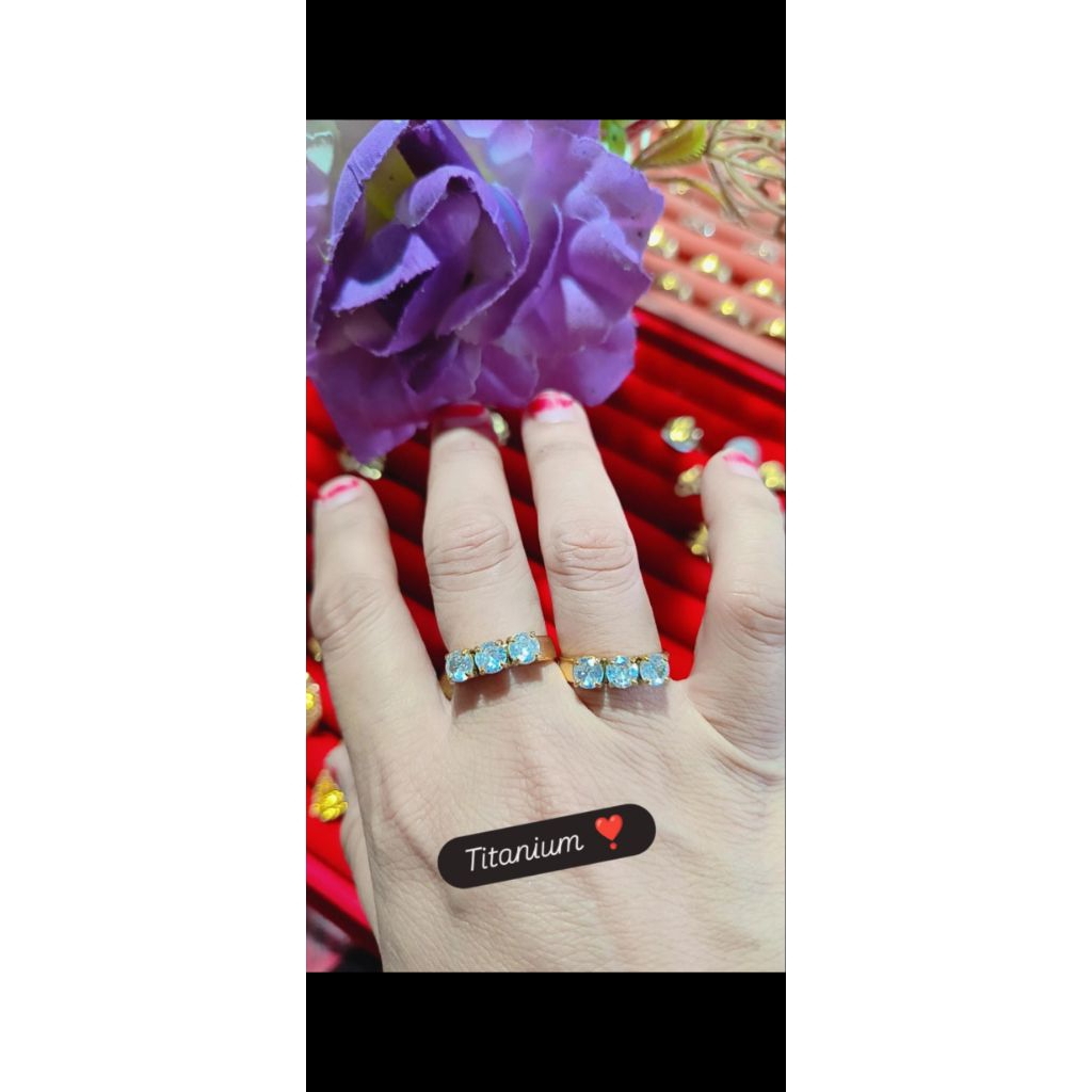 cincin titanium asli