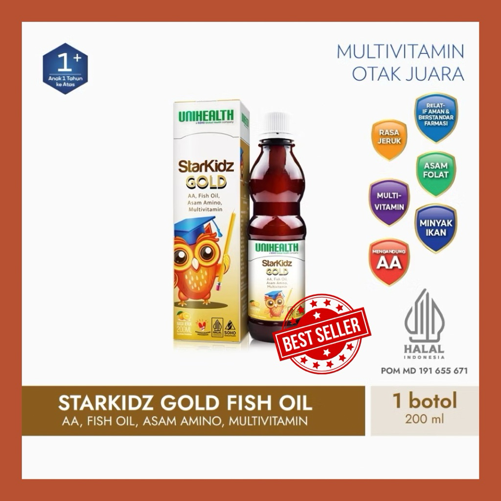 Starkidz Gold Fish Oil 120 ml