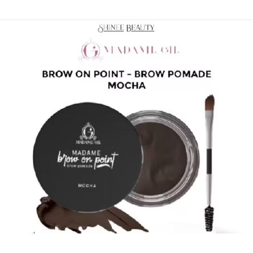 Madame Gie Brow On Point - Pomade Alis Waterproof dan Sweatproof