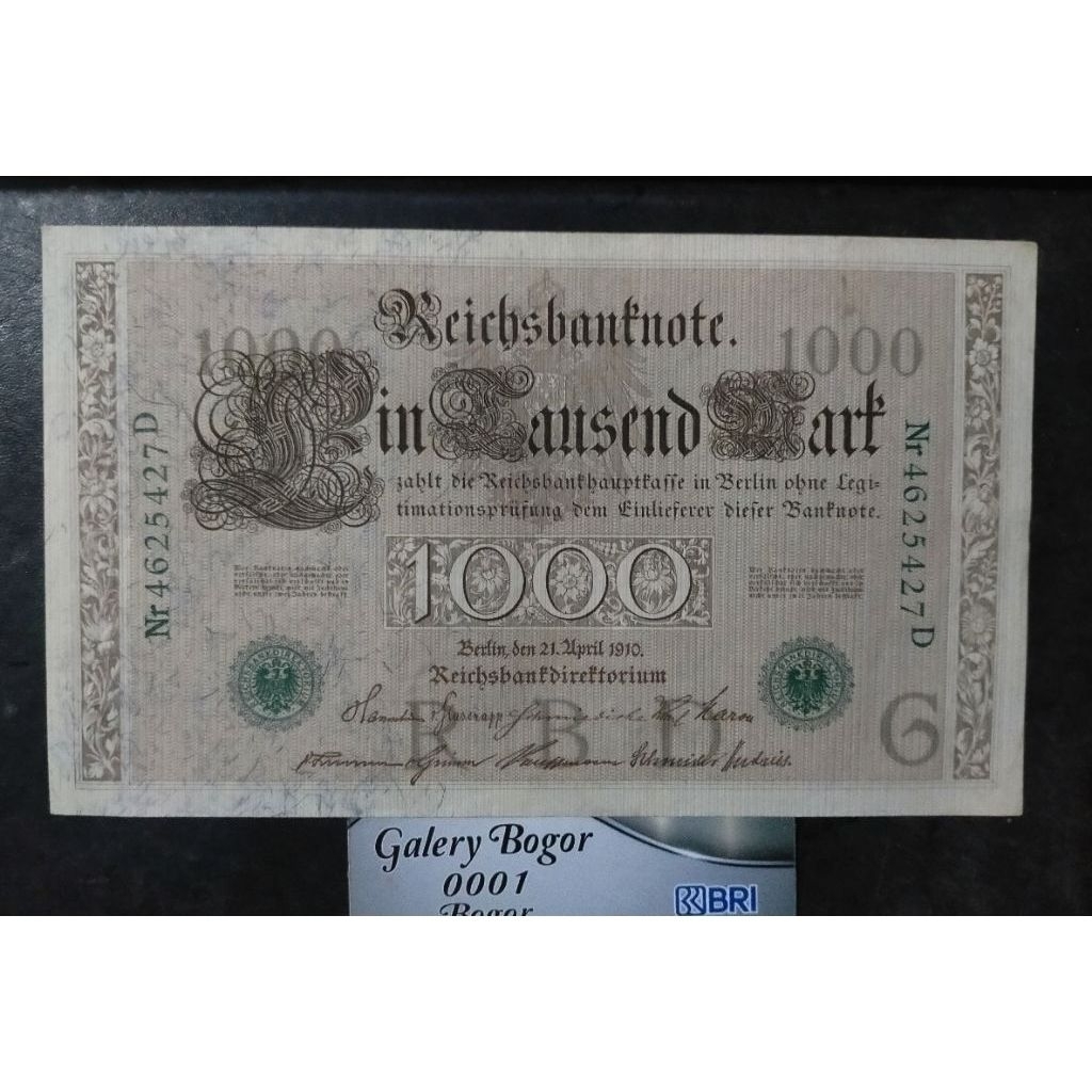 Langka uang Jerman 1000 Mark
