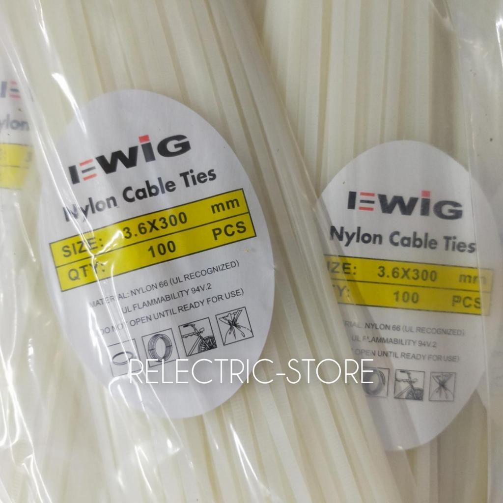 nylon cable ties ewig 3.6 x 300 mm / kabel ties ewig 3.6 x 300mm