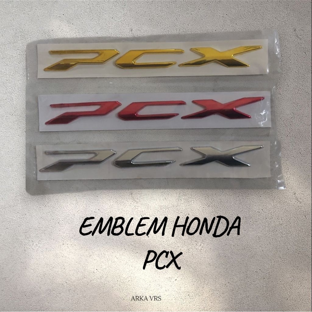 Emblem Motor Honda PCX 150 160 / Emblem Motor Honda PCX Gold / Emblem Motor Honda PCX Merah / Emblem