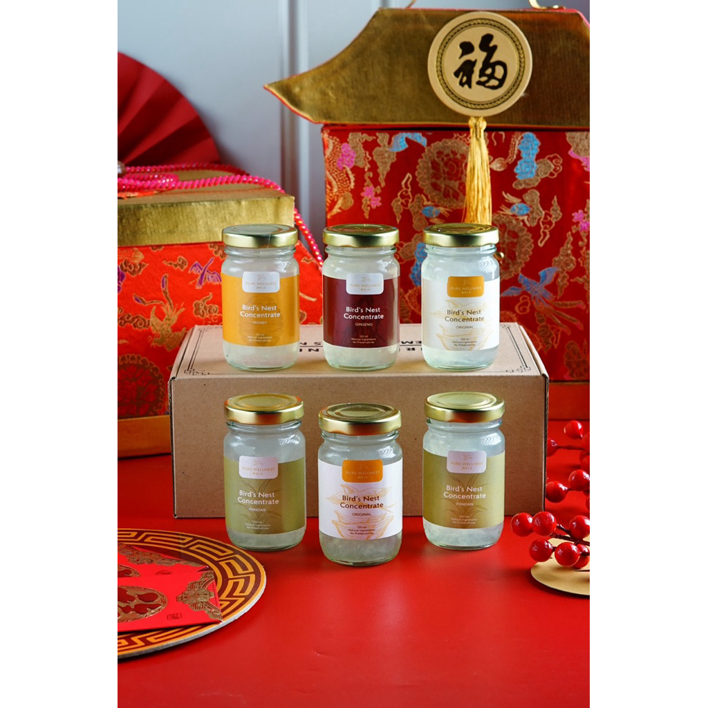 Sarang Burung Walet Premium & Natural / Natural & Premium Bird Nest Drink 120 ml