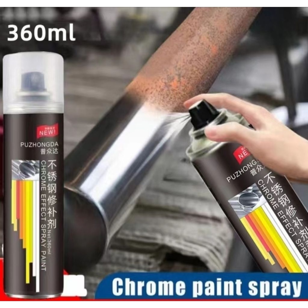 Cat Semprot Chrome Spray Paint - Anti Karat Stainless