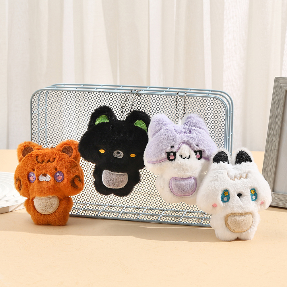 [Joy In Life] Gantungan Kunci Boneka Karakter Cartoon Tiger Rabbit Bear Cat Keychain Bagcharm