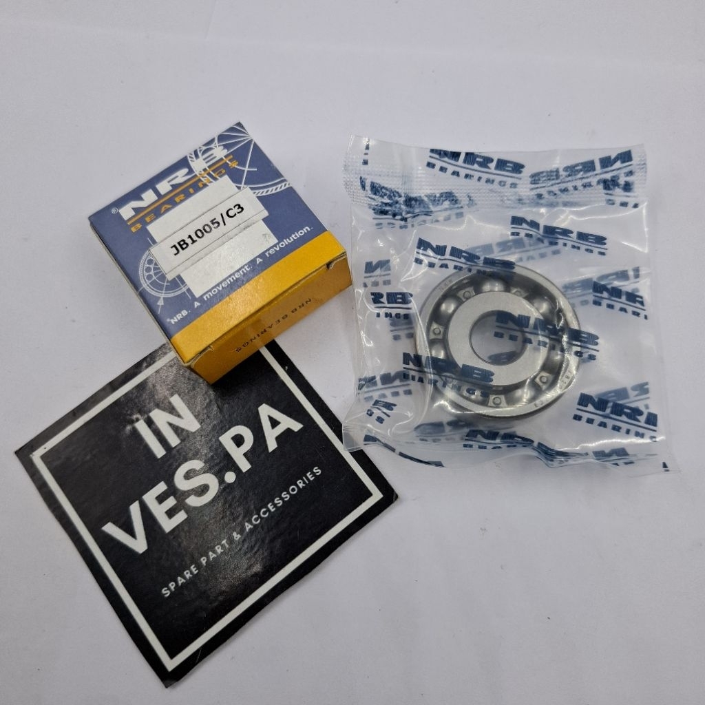 Laher bearing JB 1005 untuk as gigi susun vespa super sprint as kecil