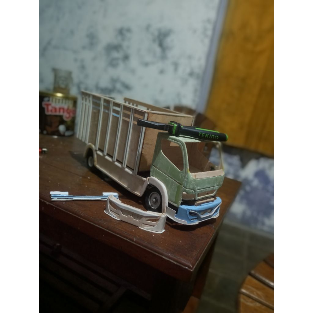 rc miniatur truk skala 15 ful propo