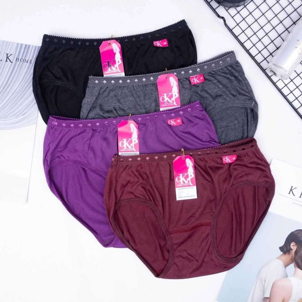 (COD) PROMO 12 PCS CELANA DALEM WANITA KATUN IMPORT/celana dalam wanita murah / Celana dalam wanita 
