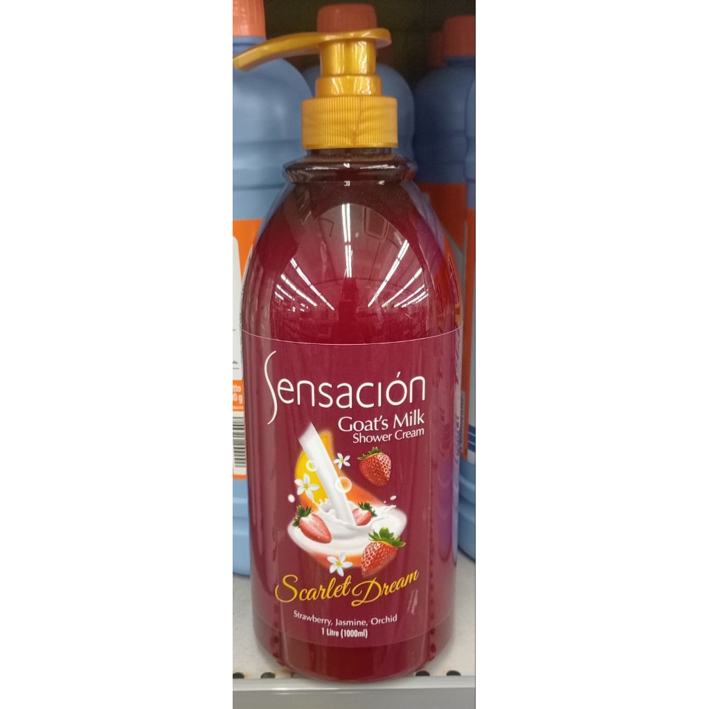 Sensacion Goats Milk Shower Cream 1 Liter