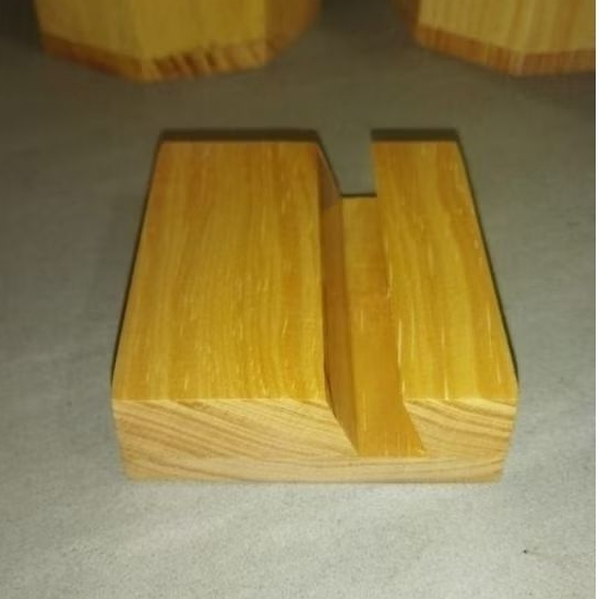 Tatakan HP/stand holder kayu aesthetic
