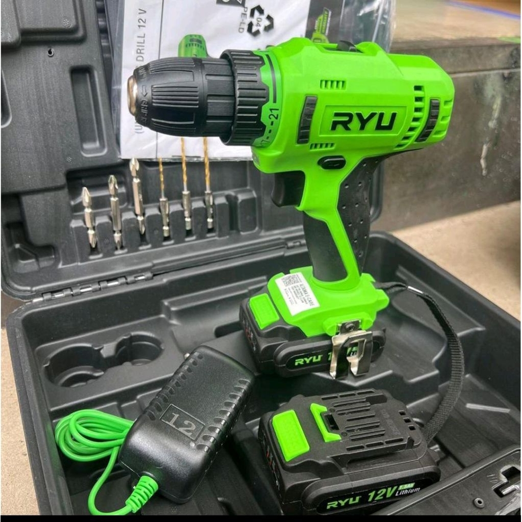 BOR CAS RYU 12VOLT CORDLESS BOR BATERAI 12VOLT