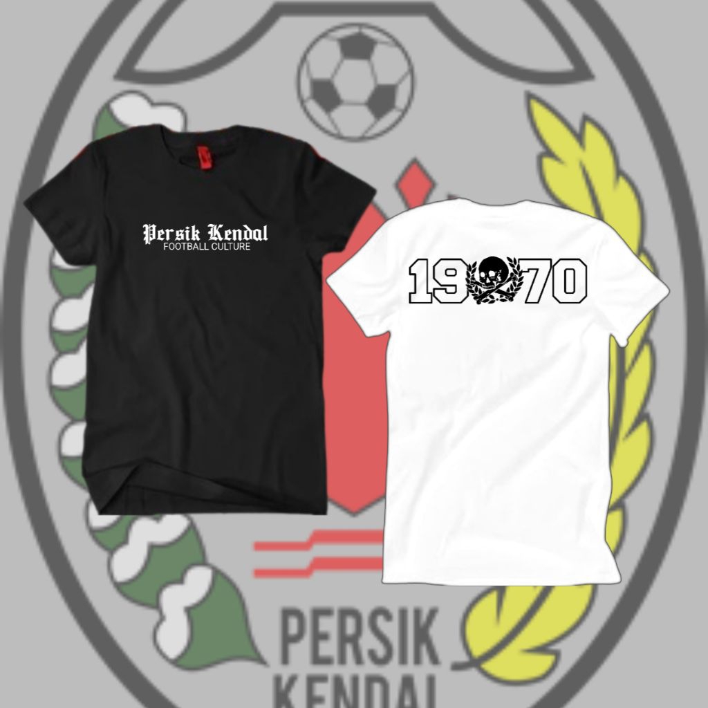 KAOS PERSIK KENDAL 1970 / KAOS SUPORTER PERSIK KENDAL / KAOS CASUAL / LENGAN PENDEK COTTON COMBED30S