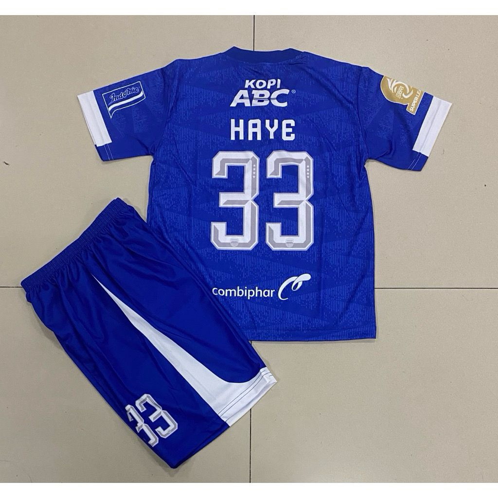 Jersey THOM HAYE PERSIB Bandung  jersey BECKHAM PERSIB Bandung untuk anak anak