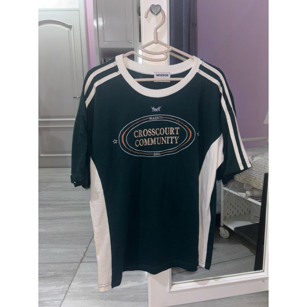 Maeson oversized top green preloved