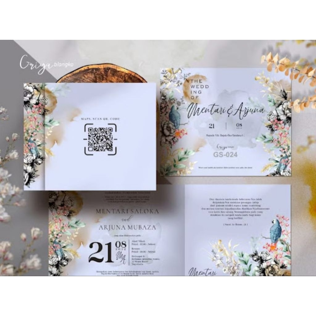 UNDANGAN PERNIKAHAN ELEGAN-UNDANGAN NIKAH MURAH-UNDANGAN RUSTIC TERMURAH