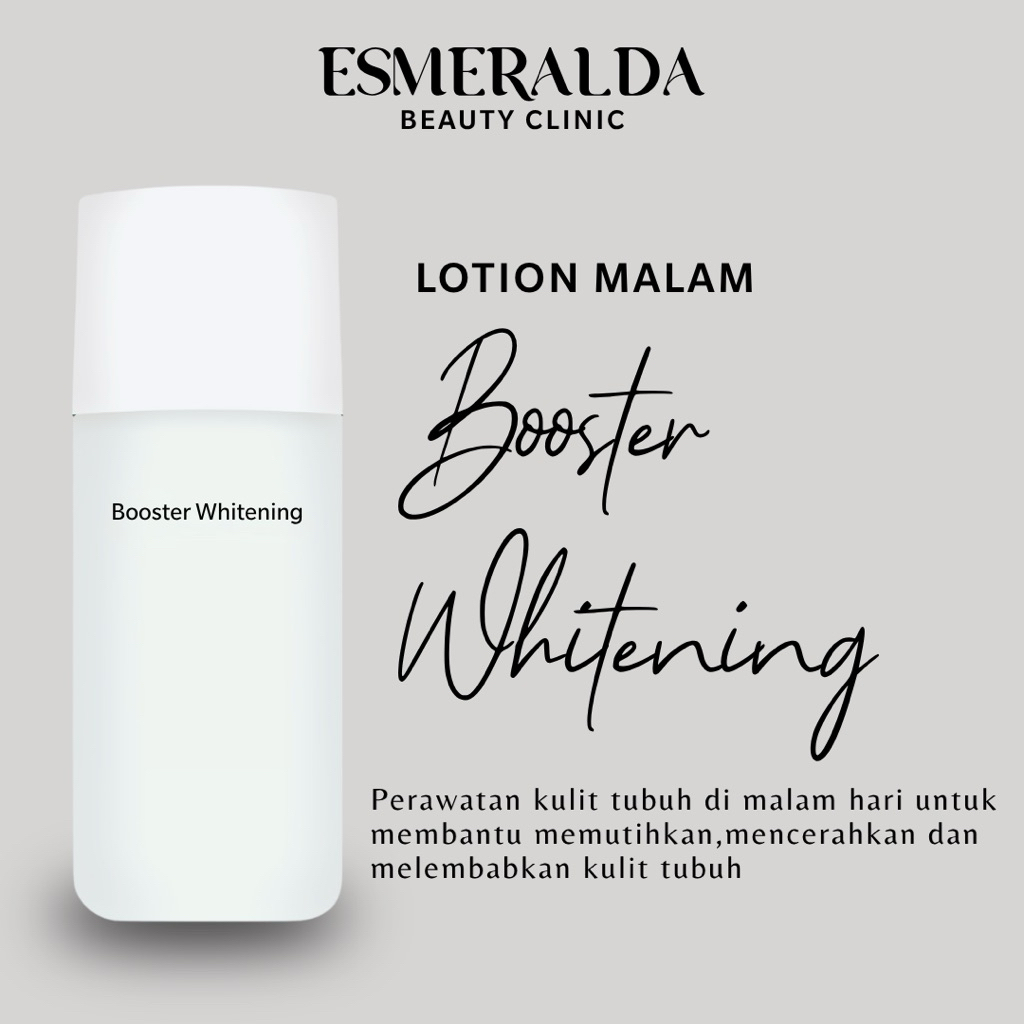 BOOSTER WHITENING Pemutih Lotion Booster Pemutih Kulit dengan Varian Soft dan Strong LOTION BOOSTER 