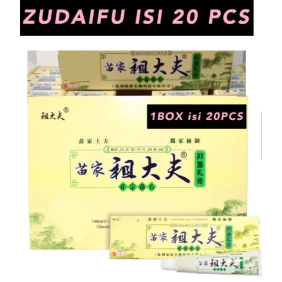 1 BOX 20 PCS salep zudaifu asli 100 % Original salep kulit gatal