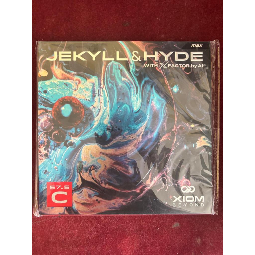 XIOM JEKYLL & HYDE C 57.5 Karet Rubber Bet Bat Pingpong Tenis Meja ORIGINAL, BARU dan SEGEL