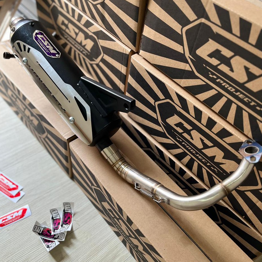 Knalpot Standar Racing Scoopy new 2021-2024 original CSM PROJECT