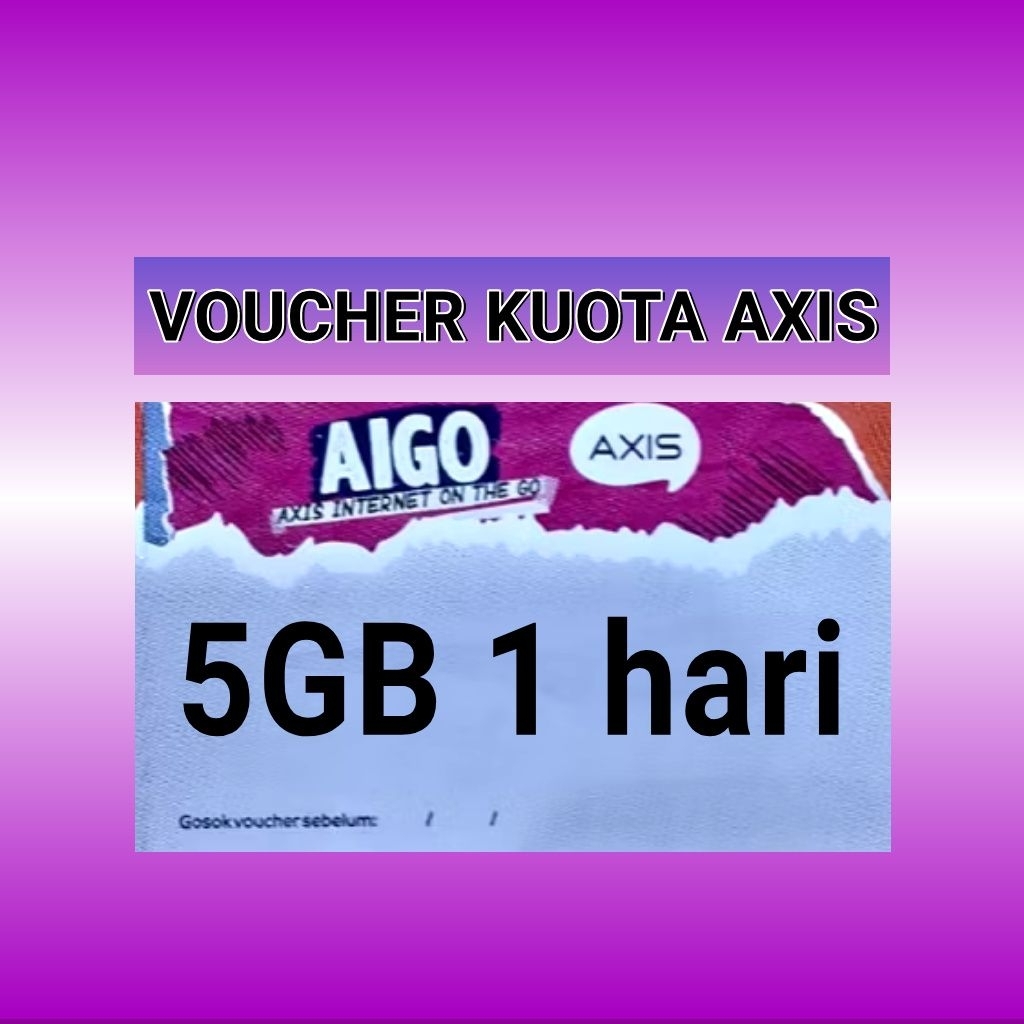 VOUCHER KUOTA AXIS 5GB 1 HARI