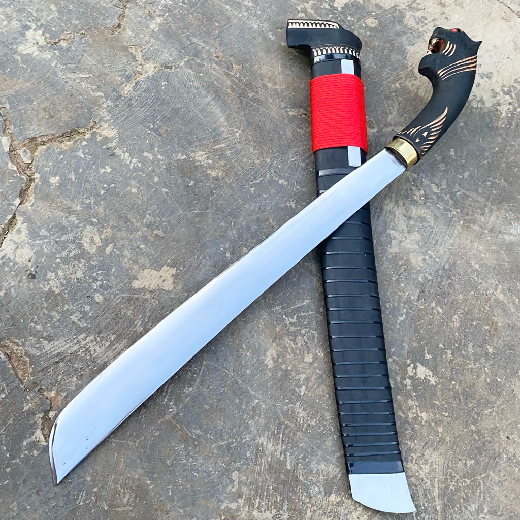 Golok Tebang Kayu Motif Ukiran