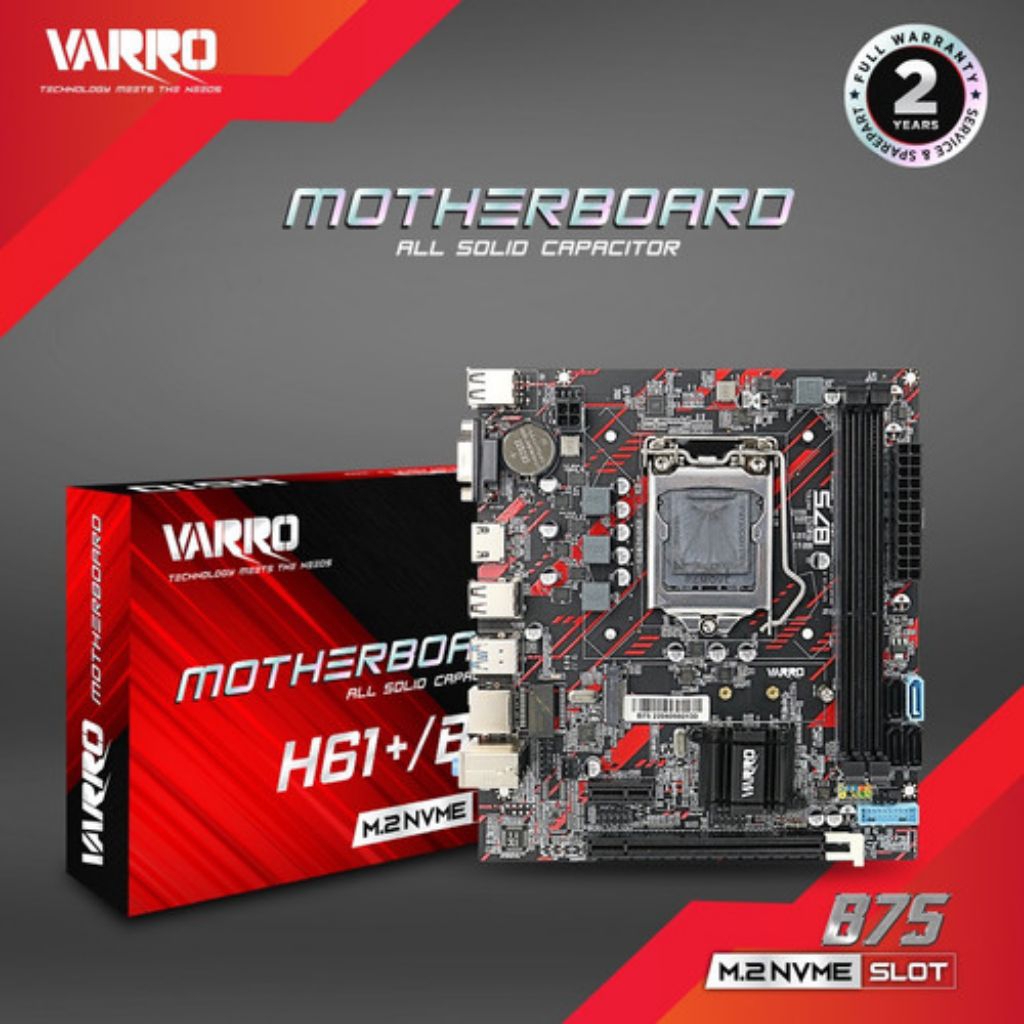 MOTHERBOARD H61 VARRO BARU GARANSI 1 TAHUN