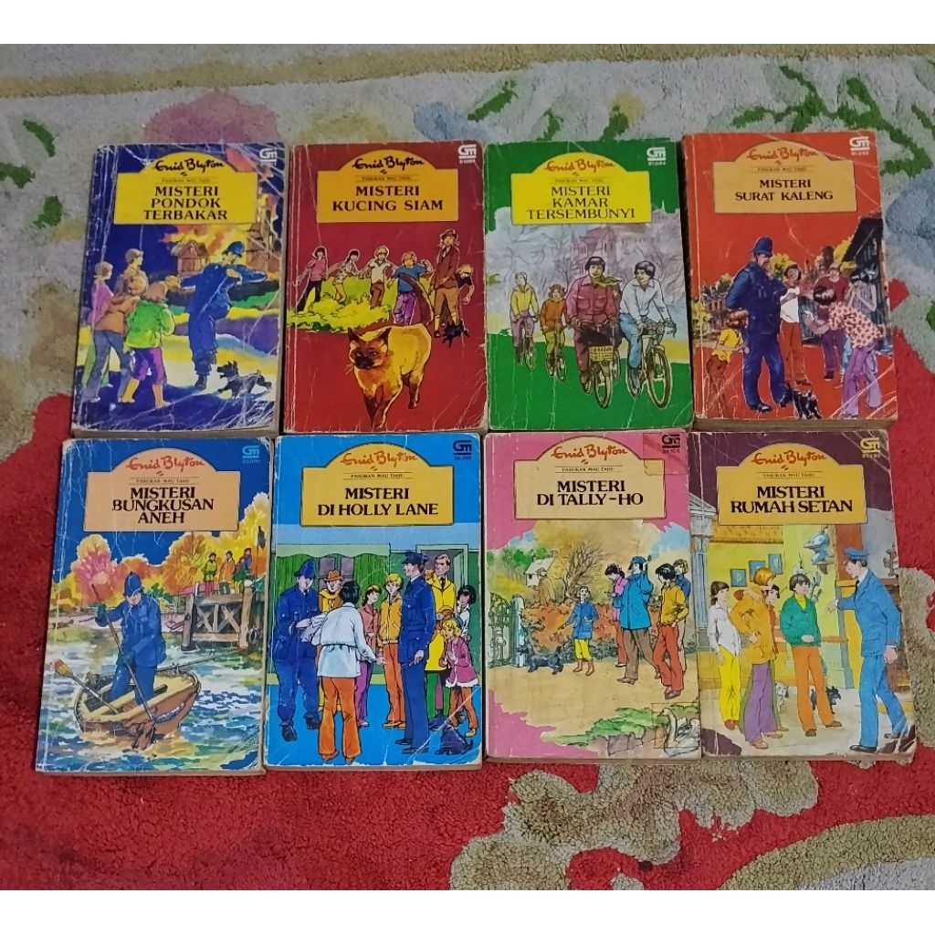 Novel Pasukan Mau Tahu Enid Blyton cover lama banyak judul 100%ORI koleksi pribadi
