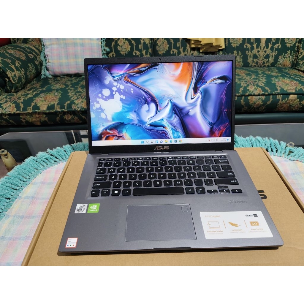 laptop asus a416jao core i5 1035g1 gen 10 8/256 dual vga nvidia mx330 fhd