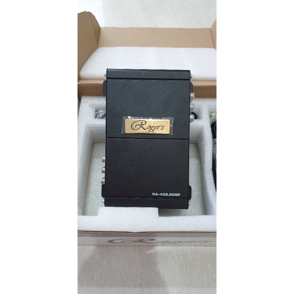 ROGERS CAR PROCESSOR DSP AUDIO MANAGER 6 CHANNEL WITH DRC CONTROLLER. RA-435.6DSP BEKAS MULUSS