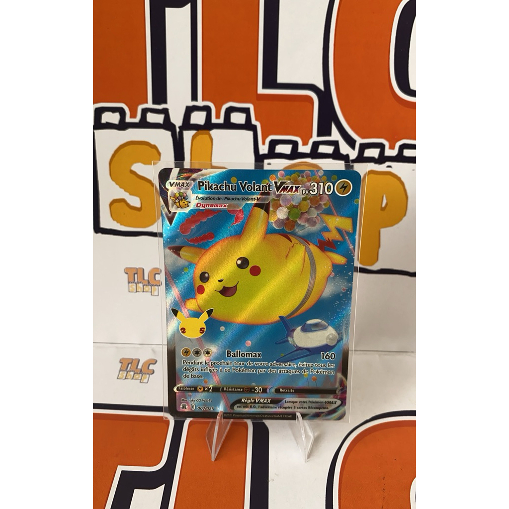 Kartu Pokemon Prancis Pikachu Volant VMAX 007/025